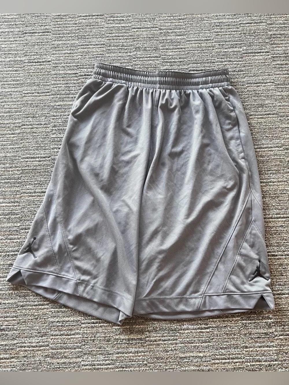 2000s super baggy Jordan Grey y2k style wide leg Dri-FIT Basketball Athletic Sho